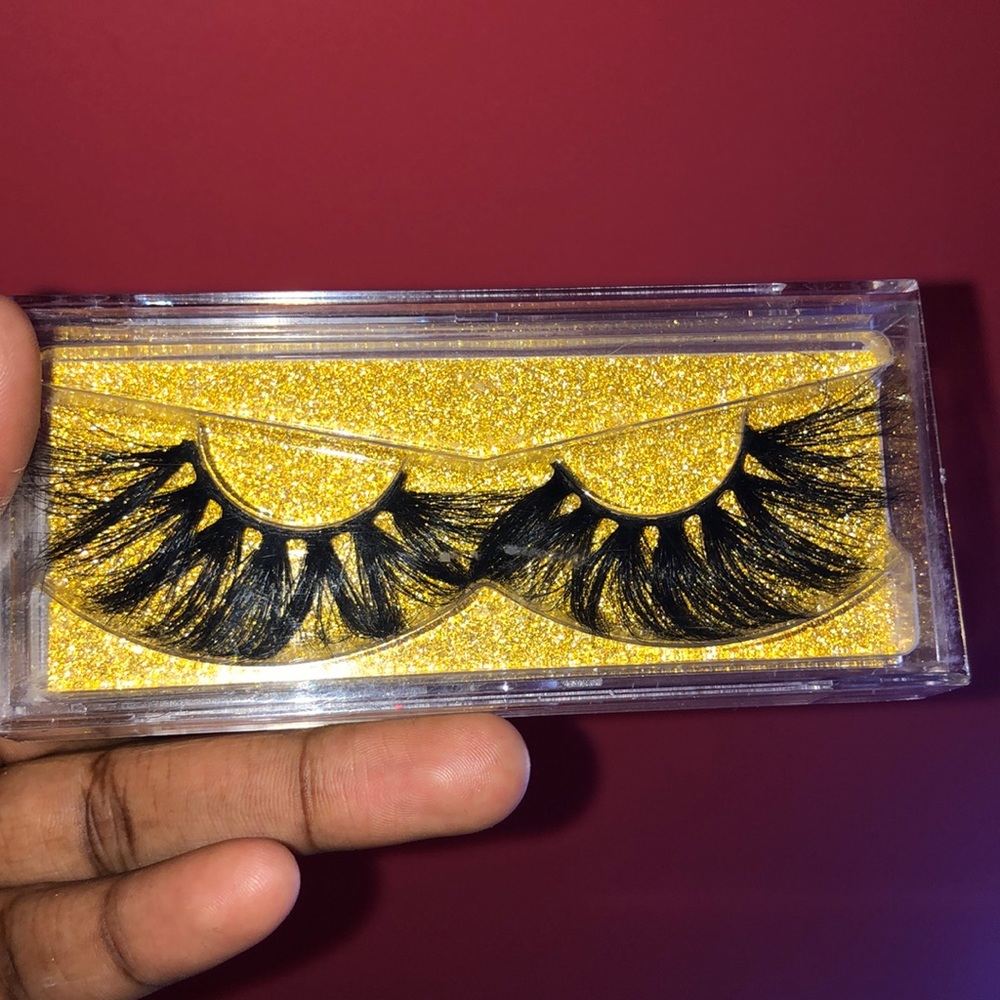 *Brand New* 25 mm 100% Real Mink Lashes